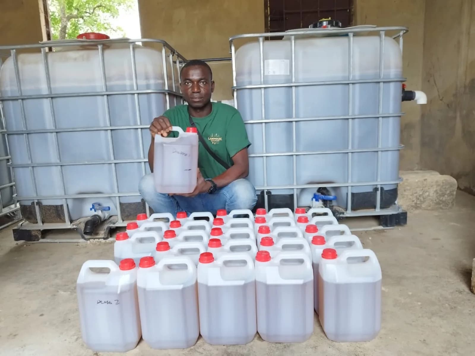 Saheed Ibrahim, SHAFLINE Enterprise CEO, at the Tokyo8 production facility